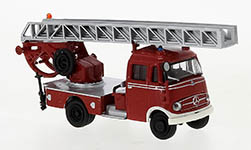 101-36076 - H0 - Mercedes L 319 DL 18 rot, weiss, 1956